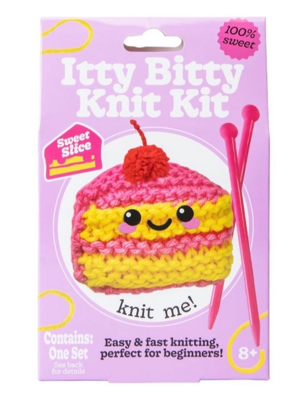 Knit Kit Sweet Slice Cake Edition Plush Craft Crocheting